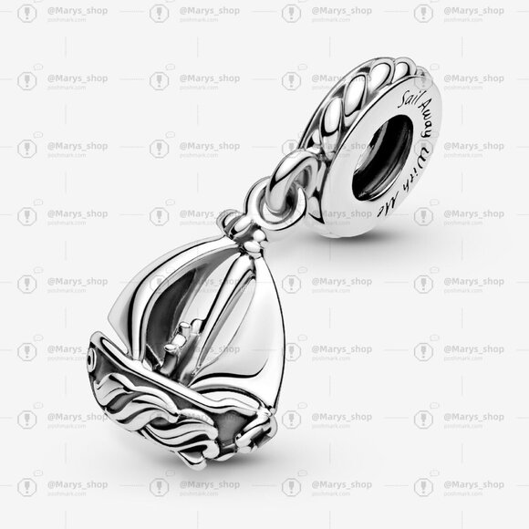 Pandora Sail Boat Dangle Charm - Picture 2 of 6